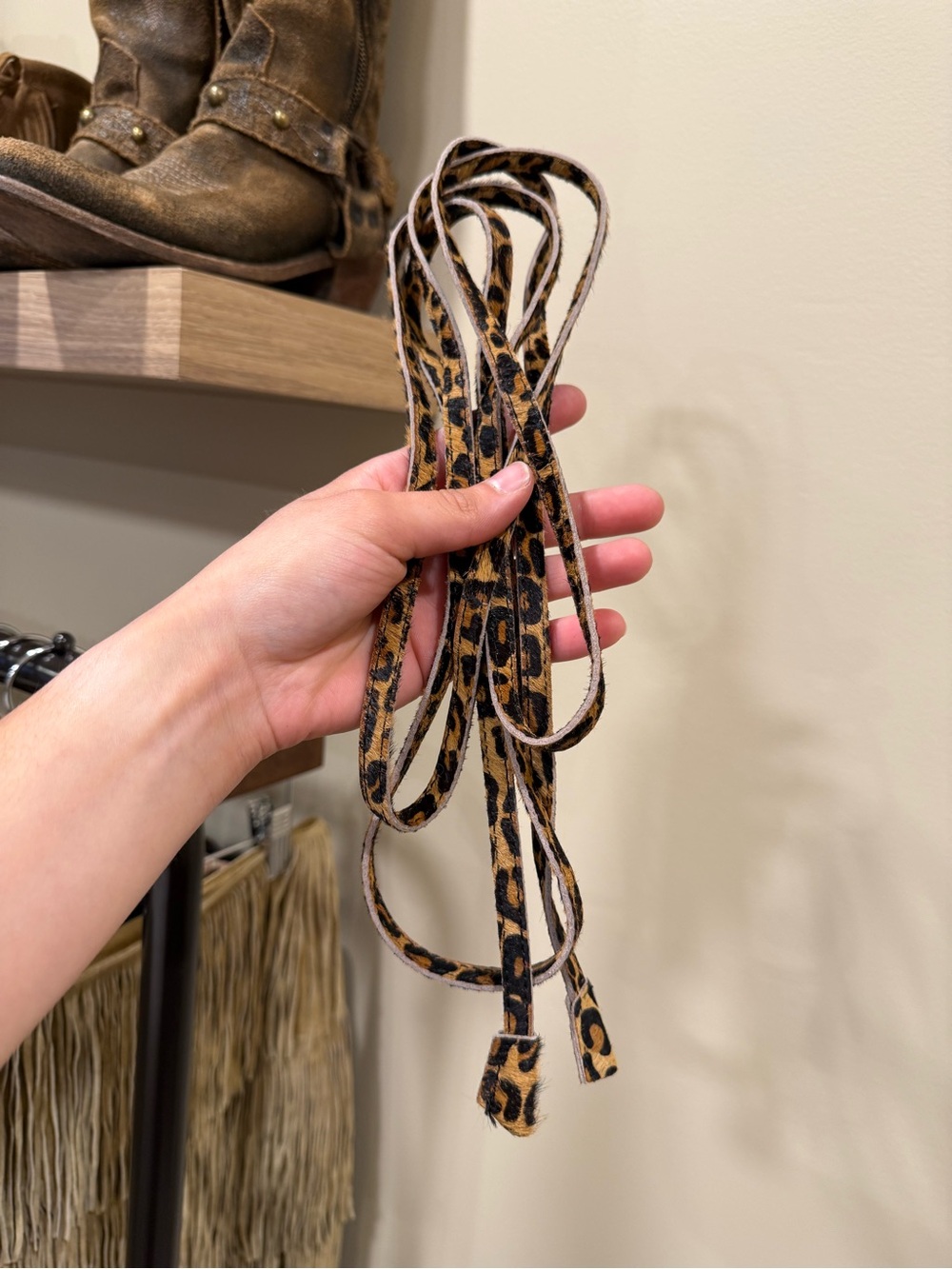 Zara Leopard Belt
